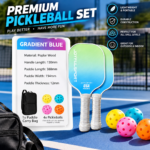 Wooden Pickleball Paddle Set – 2 Durable Poplar Wood Paddles with 4 Balls - Image 6