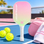Wooden Pickleball Paddle Set – 2 Durable Poplar Wood Paddles with 4 Balls - Image 3