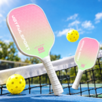 Wooden Pickleball Paddle Set – 2 Durable Poplar Wood Paddles with 4 Balls - Image 2